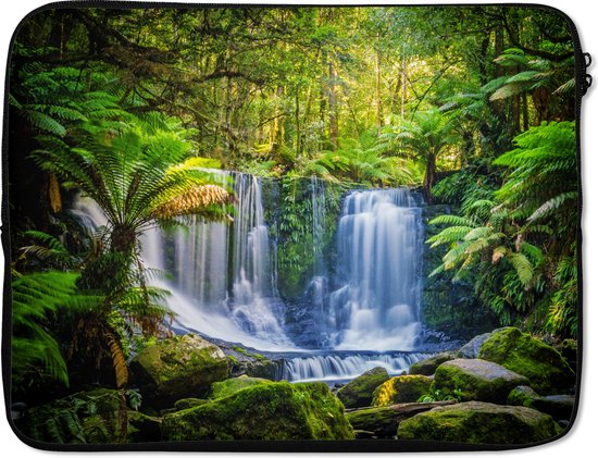 Housse pour ordinateur portable 15,6 pouces - Jungle - Cascade - Australie  - Plantes -... | bol.com