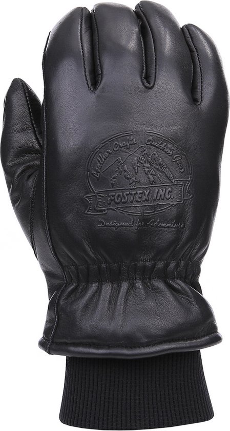 Fostex Garments - Leather outdoor gloves (kleur: Zwart / maat: XXL)
