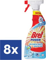 Bref Power Kalk & Vuil Spray - 8 x 750 ml