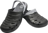 Happy Shoes Massage Clogs – maat 45 – zwart – Pantoffels, slippers en sloffen voor mannen en vrouwen – uitneembare zool