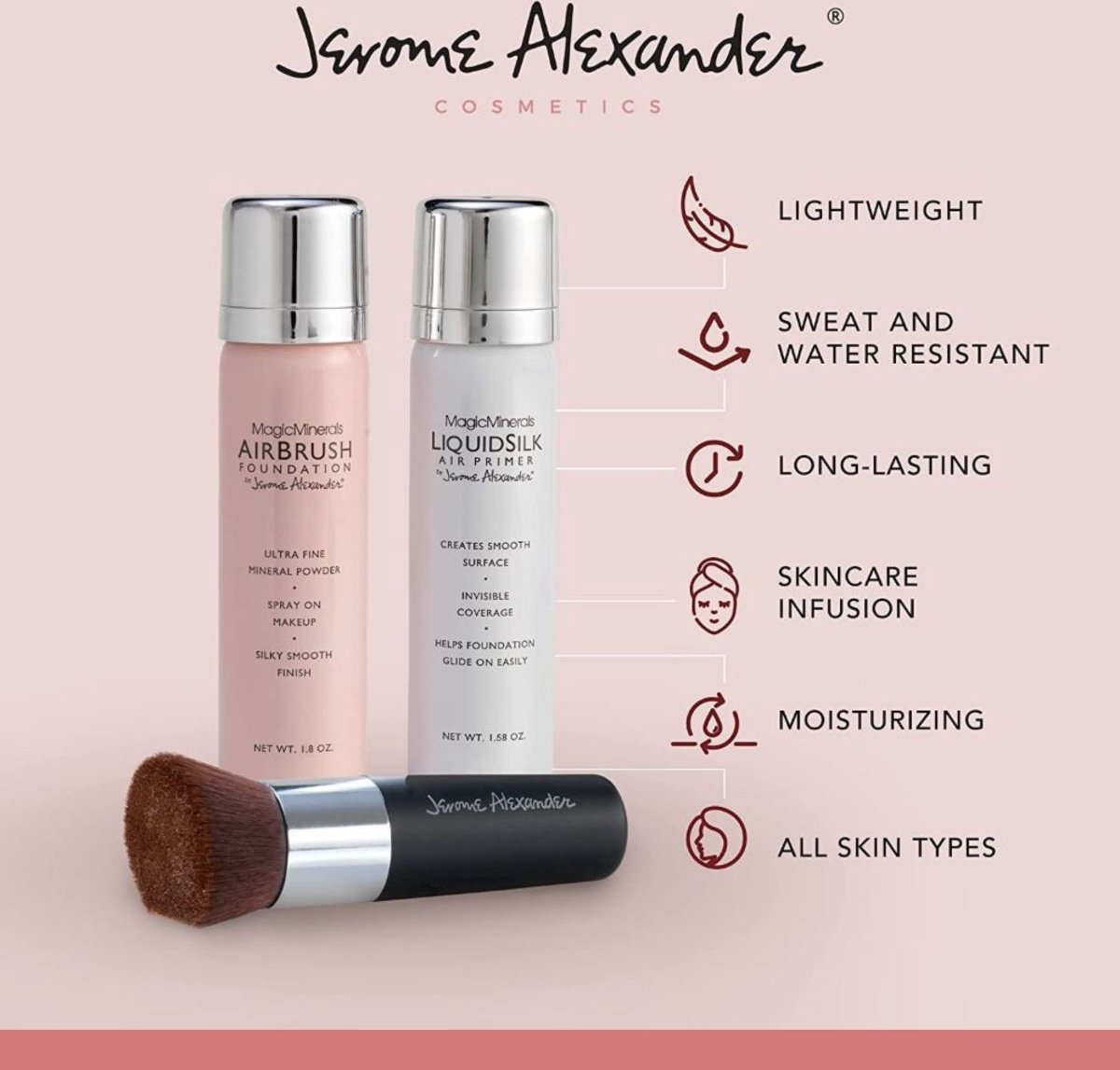 Magic Minerals AirBrush Foundation by Jerome Alexander Light/Medium