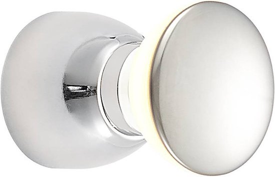 Lindby - wandlamp - 1licht - staal - GU10 - chroom - Inclusief lichtbron