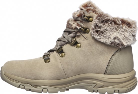 Skechers Trego-Falls Finest Dames Sneakers - Taupe - Maat 36