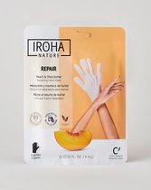Iroha Nature Réparatrices Gants Masque - Pêche 2 x 9ml