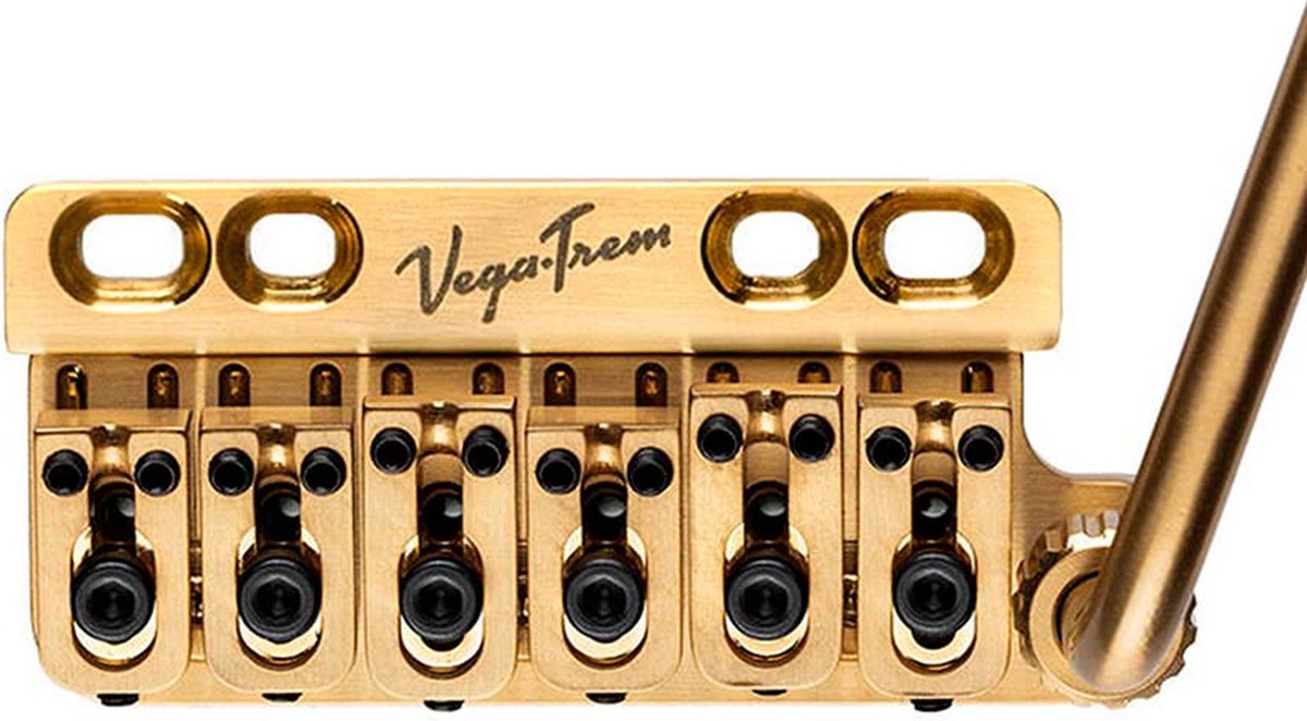Gitaarbrug Vegatrem VT1/SG ultra tremolo systeem goud RVS