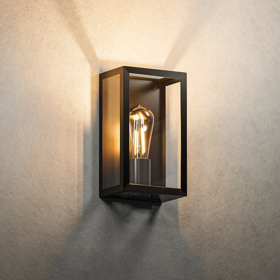HOFTRONIC Stella Wandlamp Zwart IP44