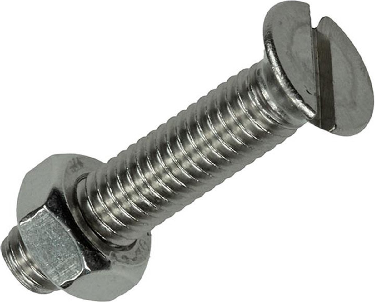 QIMEI-SHOP Ringschroef M4 oogschroef 304 roestvrij staal oogbout ringbout oogschroeven M4*10 oogschroeven voor bevestiging en ophangen 12 stuks