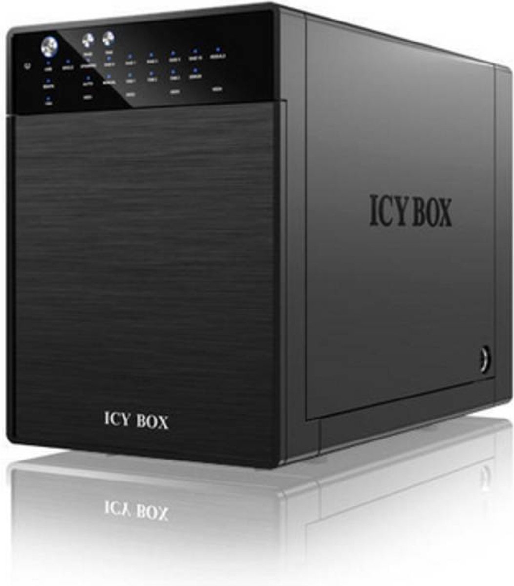 ICY BOX IB-RD3640SU3 HDD-behuizing Zwart 3.5