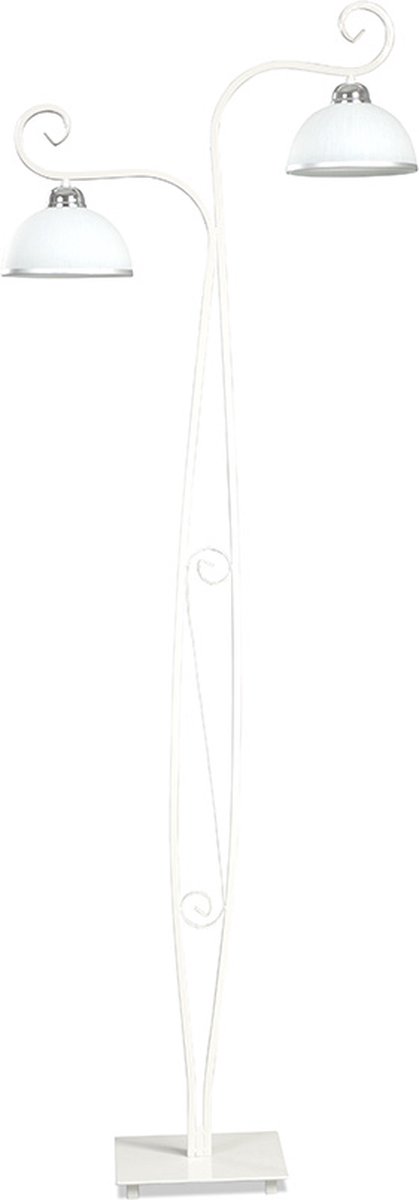 Emibig - Vloerlamp Wivara 2 Wit 160 cm