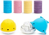 Munchkin Colour Buddies™ Fizz Fishing l Bombes Jouets de bain pour le Boules effervescentes