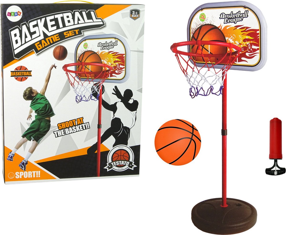 Mini set de basket - autoportant - hauteur réglable - 46x34x160 cm ...