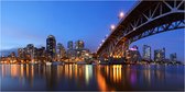 Fotobehangkoning - Behang - Vliesbehang - Fotobehang XXL - Granville Bridge - Vancouver (Canada) - 550 x 270 cm