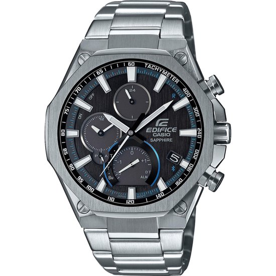 Casio Edifice EQB-1100D-1AER Herenhorloge 44 mm - Zilverkleurig | bol.com