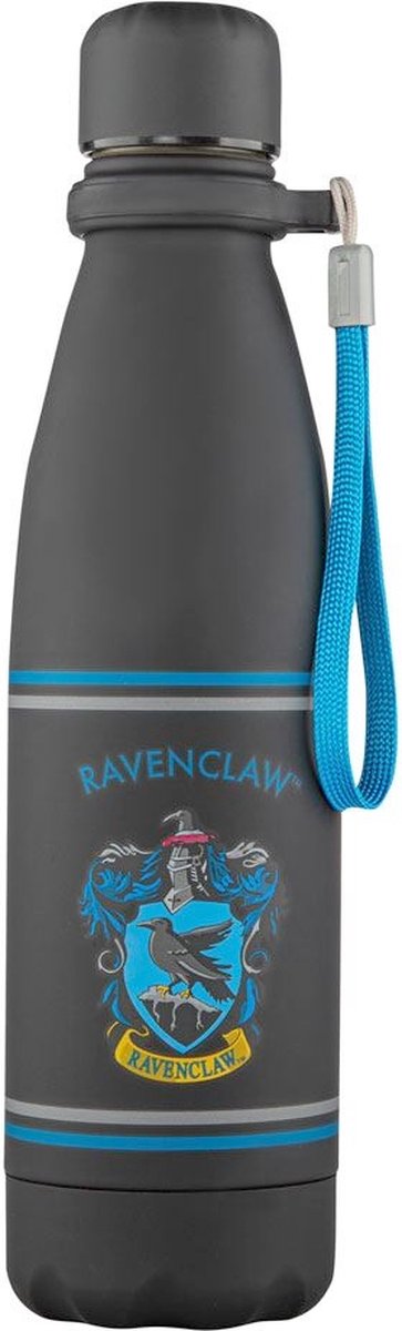 Cinereplicas Harry Potter - Thermo Water Bottle Ravenclaw Waterfles - Zwart