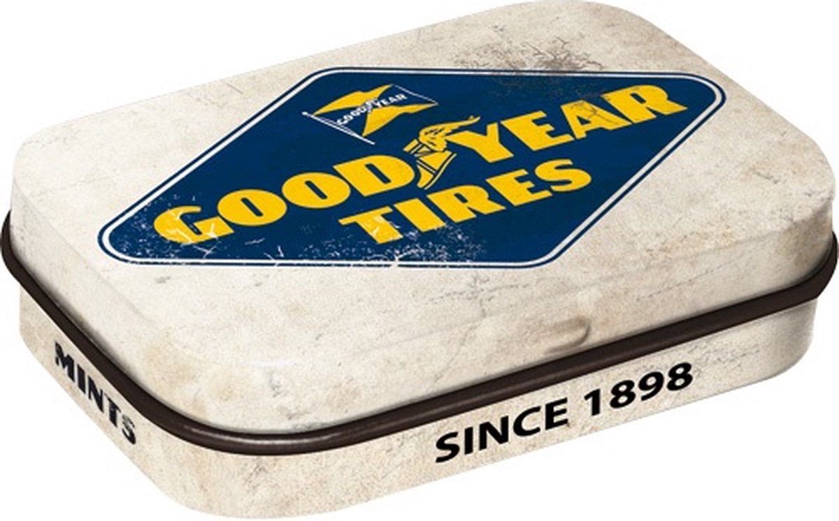 blikken mint doosje Good Year tires