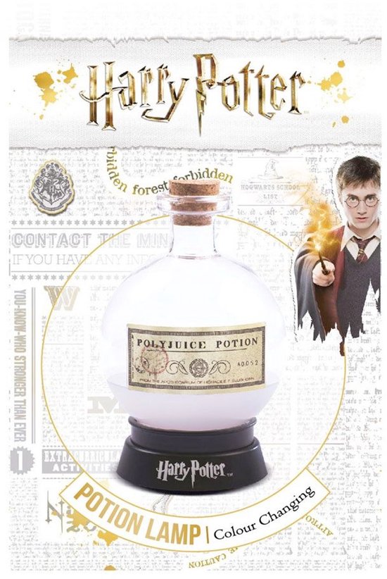 Harry Potter - toverdrank lamp - veranderd van kleur - bureaulamp - nachtlamp (15cm) van Paladone — afbeelding 5