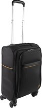 Handbagage koffer - 55 x 35 x 25 cm, Cabine trolley, Lichtgewicht, Cijferslot - Zwart