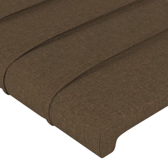 vidaXL - Hoofdborden - 2 - st - 80x5x78/88 - cm - stof - crèmekleurig | bol