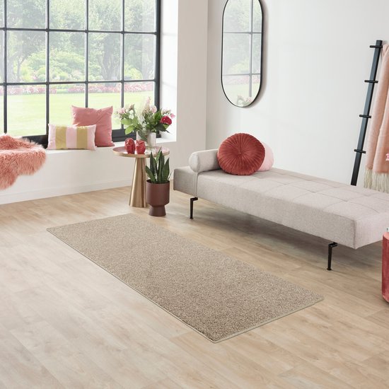 Carpeto Runner Carpet Gang - Moderne Loper Tapijt Bende - Kortpolig Vloerkleed - Keukenloper voor Hal, Slaapkamer, Keuken, Gang - Patroon Moderne - Keuken Loper 70x200cm - Grijs Zwart