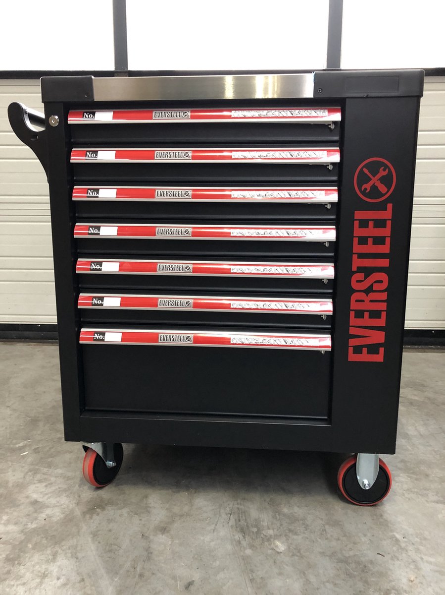 AIRAJ Chariot à Outils à 3 Étages avec 8 Compartiments pour Ranger Les Outils,avec Crochets