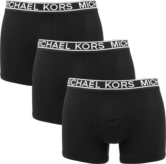 Michael Kors 3P microfiber boxers zwart