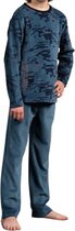 Eskimo Pyjama lange broek - Blue - maat 134/140 (140) - Jongens Kinderen - Katoen/Polyester- 13.46.42108-140