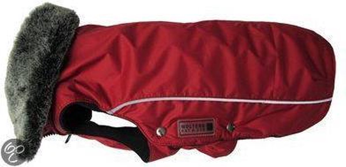 WOLTERS Kleding Wolters winterjas - amundsen - rood - 26cm ruglengte (eerst opmeten aub!) - hondenjas - waterproof