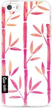 Casetastic Softcover Apple iPhone 5 / 5s / SE - Pink Bamboo Pattern