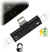 2 in 1 Lightning adapter Muziek - Opladen - Aux Iphone