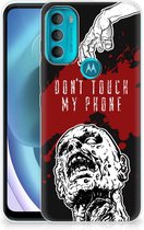 GSM Hoesje Motorola Moto G71 5G Back Case TPU Siliconen Hoesje Zombie Blood