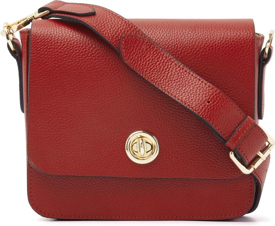 Sac à bandoulière dR Amsterdam - Menthe - Rouge Tango