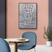 Walljar - Piet Mondriaan - Compositie No. IV - Muurdecoratie - Plexiglas schilderij