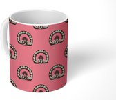 Mok - Koffiemok - Yoga - Zen - Patronen - Mokken - 350 ML - Beker - Koffiemokken - Theemok
