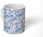 Mok - Koffiemok - Bessen - Bladeren - Patronen - Mokken - 350 ML - Beker - Koffiemokken - Theemok