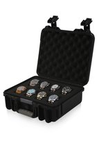 Onverwoestbare horlogekoffer voor 10 horloges - Originele Elbrus Horology Timepiece Valet horlogedoos