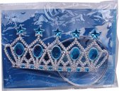 Lg-imports Diadeem Meisjes 24 X 15 X 8 Cm Blauw/zilver