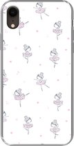 Coque iPhone XR - Meiden - Ballet - Rose - Motifs - Coque de téléphone en Siliconen -