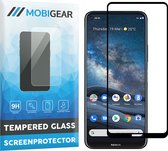Mobigear Screenprotector geschikt voor Nokia 8.3 Glazen | Mobigear Premium Screenprotector - Case Friendly - Zwart