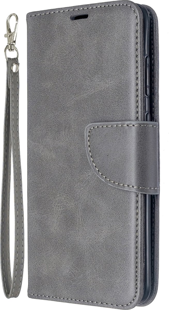 Mobigear Telefoonhoesje geschikt voor Samsung Galaxy S20 Hoesje | Mobigear Excellent Bookcase Portemonnee | Pasjeshouder voor 3 Pasjes | Telefoonhoesje voor Pinpas / OV Kaart / Rijbewijs - Grijs