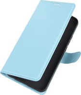 Mobigear Telefoonhoesje geschikt voor Xiaomi Redmi 9 Hoesje | Mobigear Classic Bookcase Portemonnee | Pasjeshouder voor 3 Pasjes | Telefoonhoesje voor Pinpas / OV Kaart / Rijbewijs - Blauw