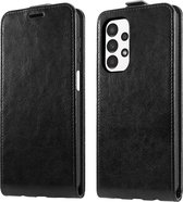Shieldcase Samsung Galaxy A13 4G / 5G Flip case - Zwart leer