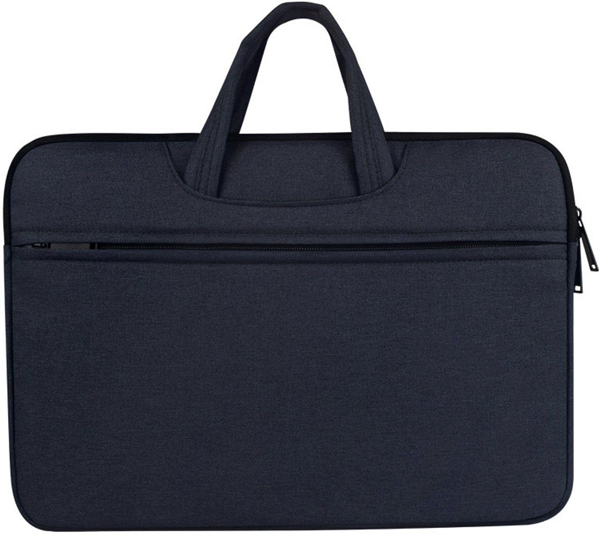 Mobigear Laptophoes geschikt voor Laptop | Mobigear Oxford Aktetas 13 - 14 inch Laptoptas + Handvat - Marineblauw