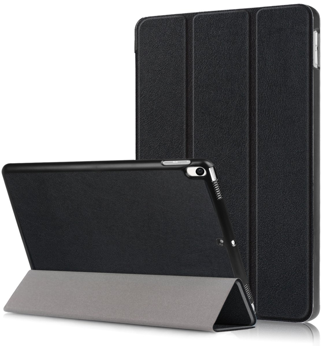 Mobigear Tablethoes geschikt voor Apple iPad Air 3 (2019) Hoes | Mobigear Tri-Fold Bookcase - Zwart