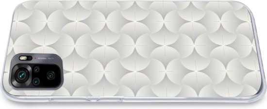 Coque Xiaomi Redmi Note 10 - Motifs - Argent - Rétro - Coque de téléphone en Siliconen