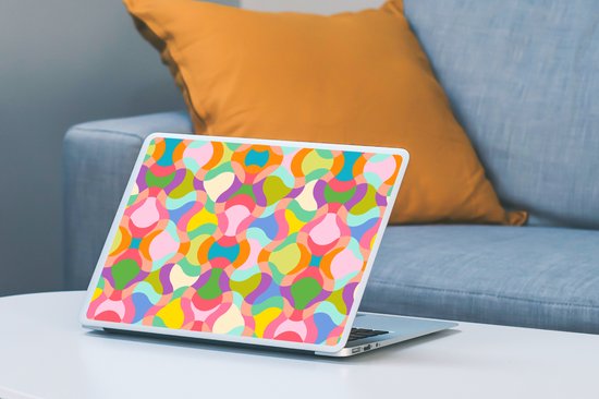 Autocollant pour ordinateur portable - 11,6 pouces - Design - Abstrait - Couleurs - Rétro - 30x21cm - Autocollants pour ordinateur portable - Skin pour ordinateur portable - Couverture