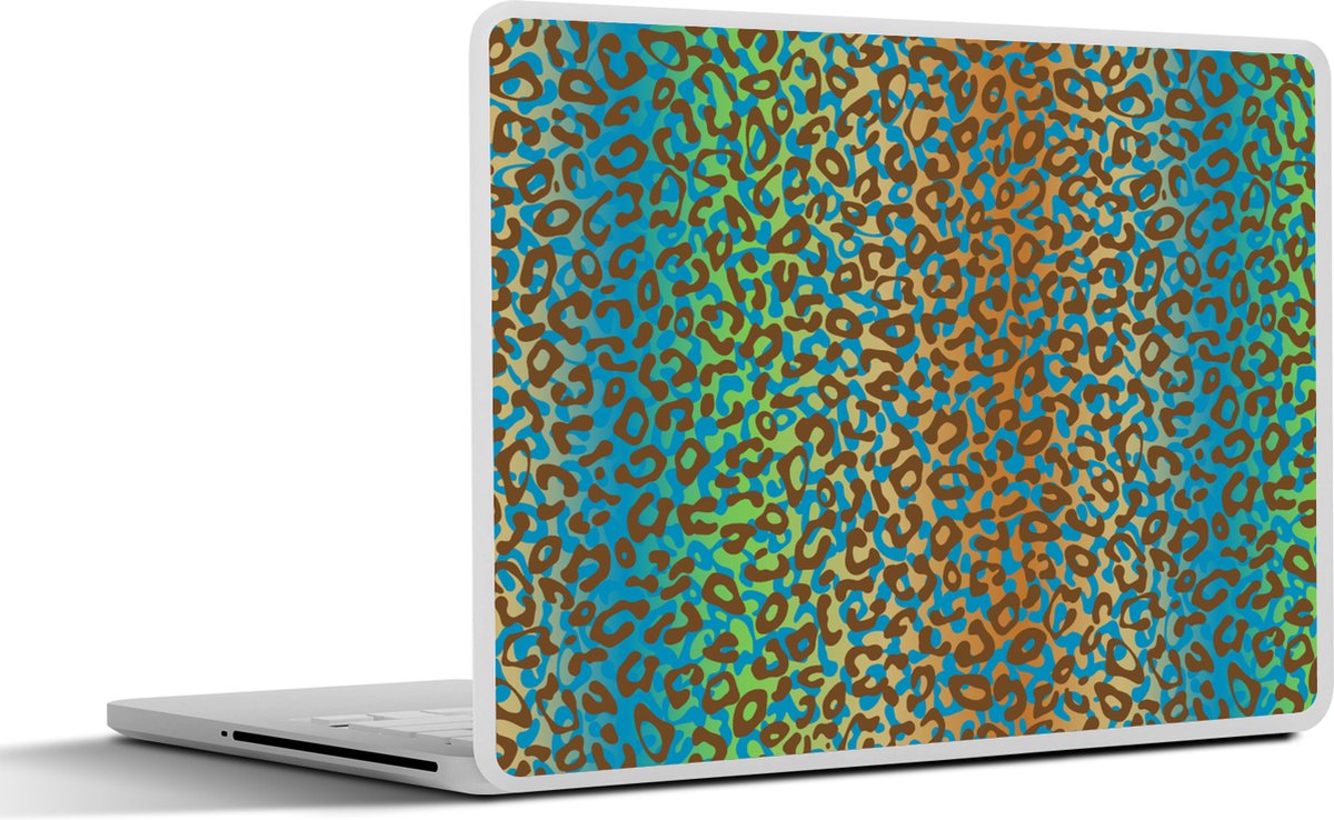 Laptop sticker - 15.6 inch - Patroon - Panter - Abstract - 36x27,5cm - Laptopstickers - Laptop skin - Cover