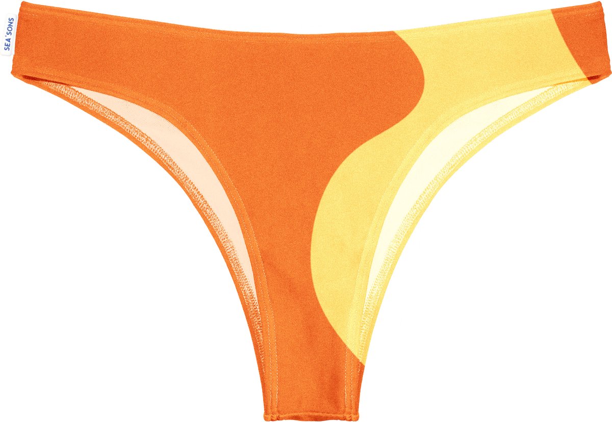 SEA'SONS - Bikini Broekje Dames - Kleurveranderend - Oranje - Maat XL