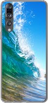 Geschikt voor Huawei P20 Pro hoesje - Een close-up van een golf die breekt voor de kust van Hawaii - Siliconen Telefoonhoesje