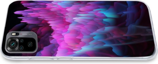 Coque Xiaomi Redmi Note 10 - Fumée - Teinture - Abstrait - Coque de téléphone en Siliconen