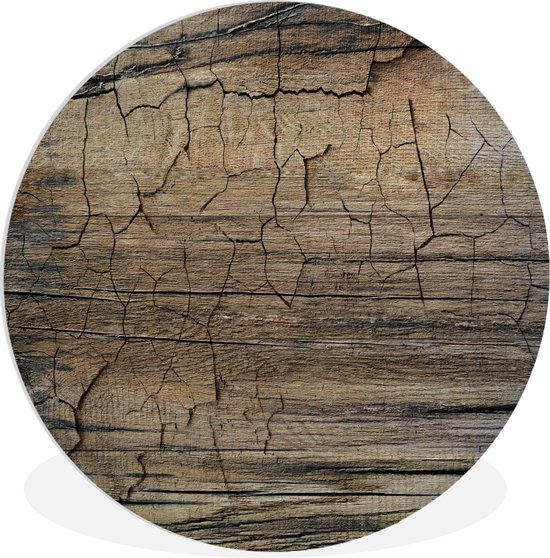 Wall Circle - Wall Circle Indoor - Bois - Peinture - Industriel - ⌀ 30 cm - Décoration murale - Peintures Ronds
